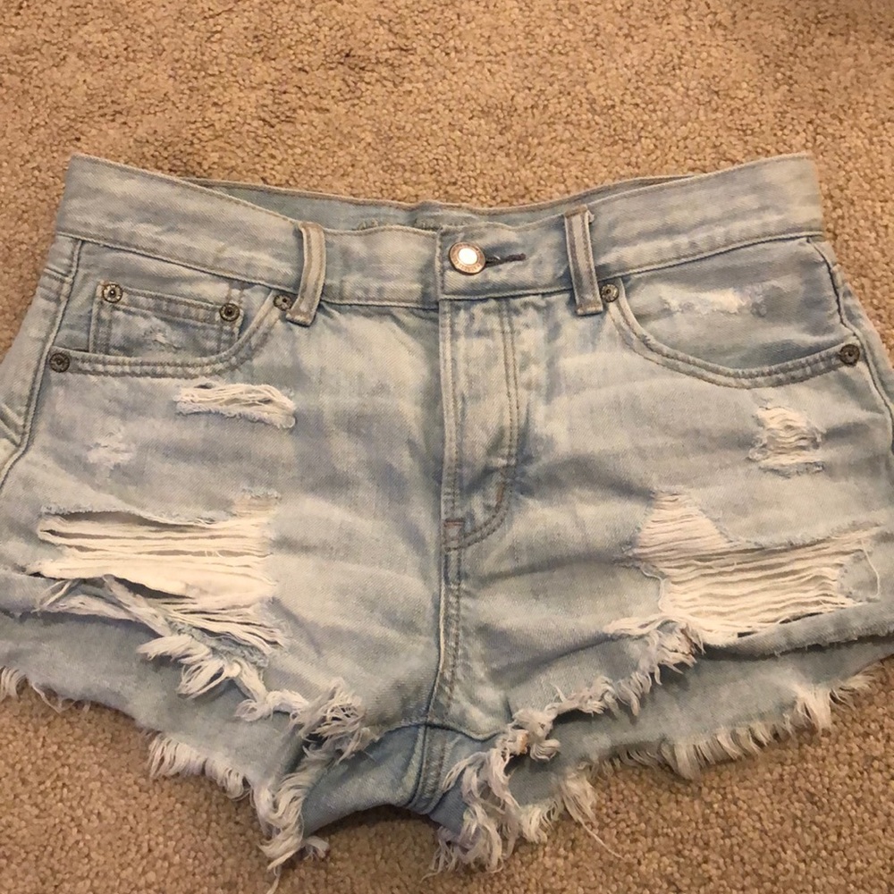 american eagle jean shorts!